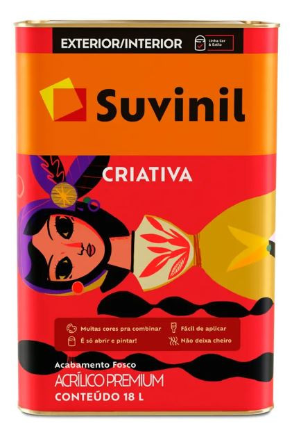Tinta Acrílico Premium Criativa Lençol Linho 18L - Suvinil